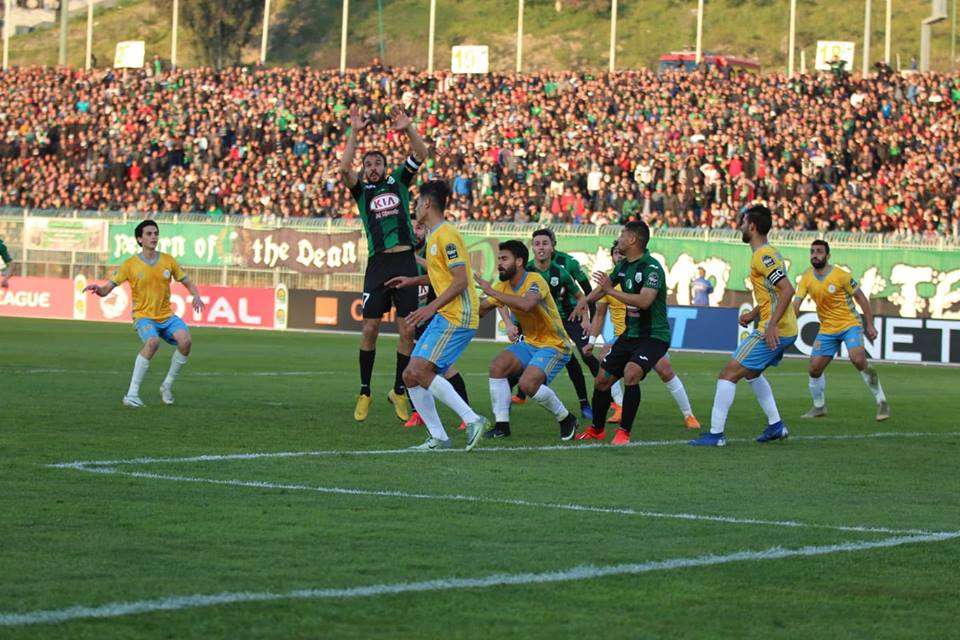 من لقاء النادي الرياضي القسنطينى والإسماعيلي