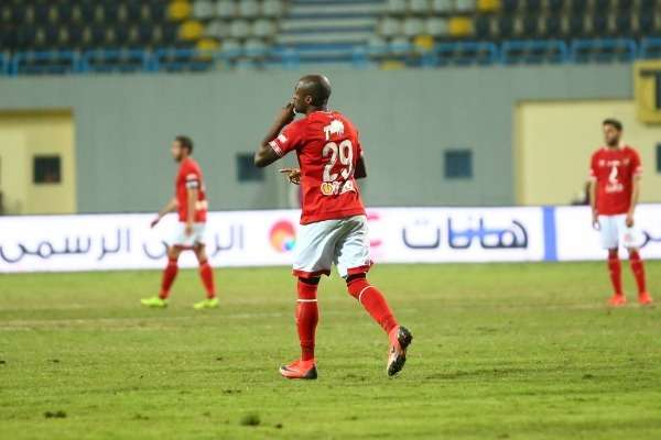 فرحة لاعبو الأهلي