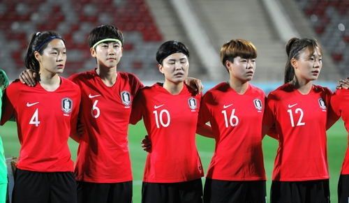 لاعبات منتخب كوريا الجنوبية