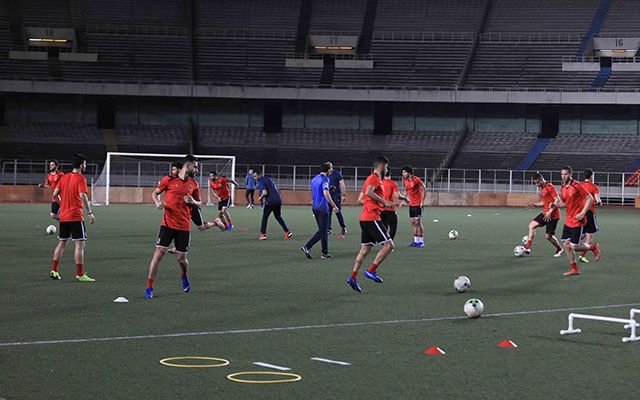 جانب من التدريبات 