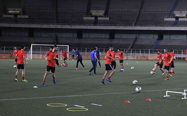 جانب من التدريبات 