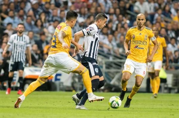 جانب من مباراة مونتيري وتيجريس