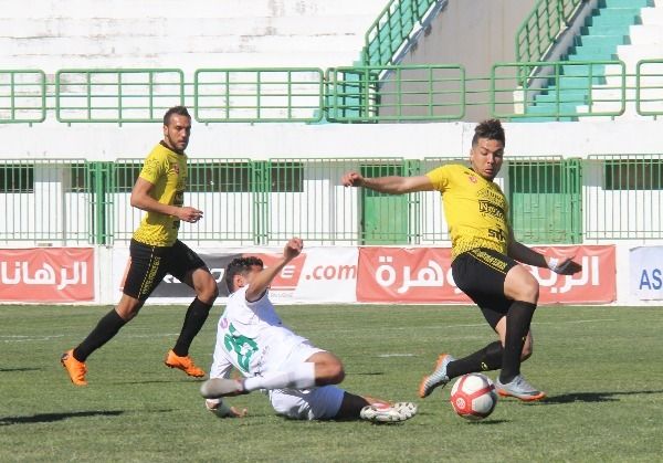 من مباراة نادي حمام الانف والنادي البنزرتي 