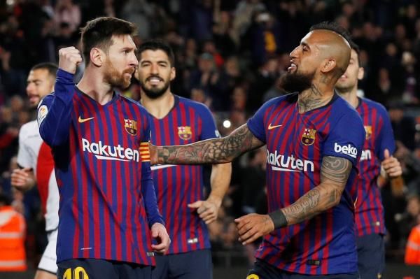 لاعبو برشلونة