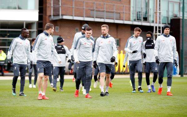 جانب من تدريبات ليفربول