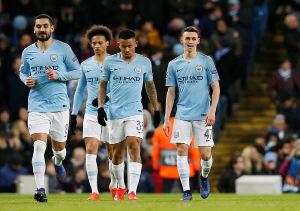 لاعبو مانشستر سيتي 