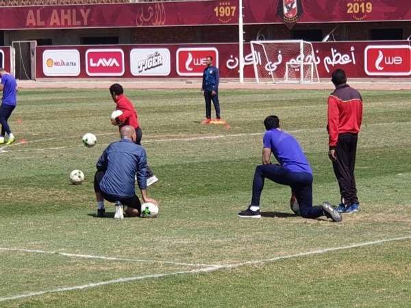 الشناوي خلال المران