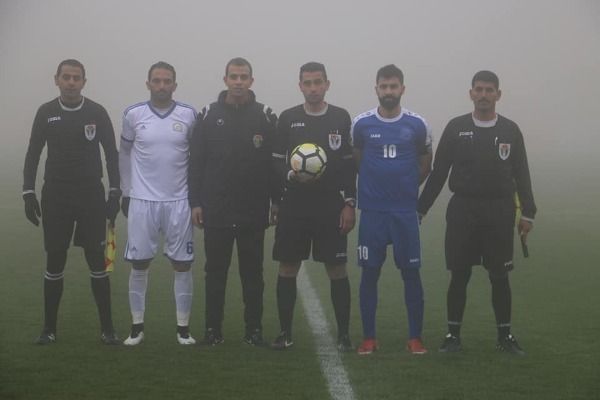 الفريقان قبل المباراة