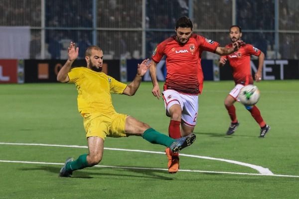 من لقاء الذهاب بين الأهلي والساورة