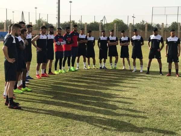 من تدريبات منتخب فلسطين الأولمبي