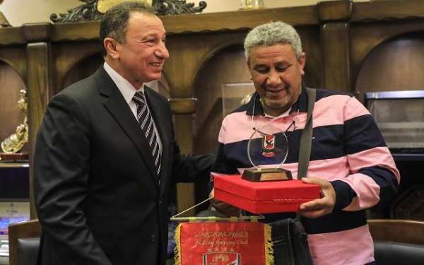 مأمون حمليلي بجانب محمود الخطيب