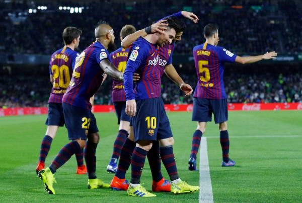 لاعبو برشلونة