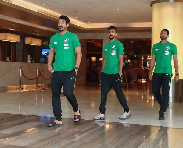 لاعبو منتخب السعودية