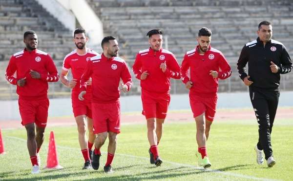  من تدريب منتخب تونس اليوم 