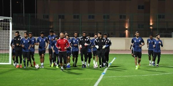 من مران المنتخب الإماراتي