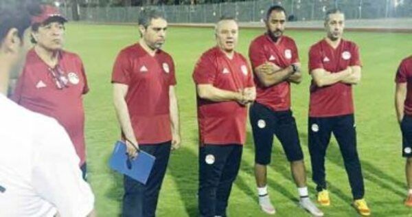 من مران المنتخب الأولمبي المصري