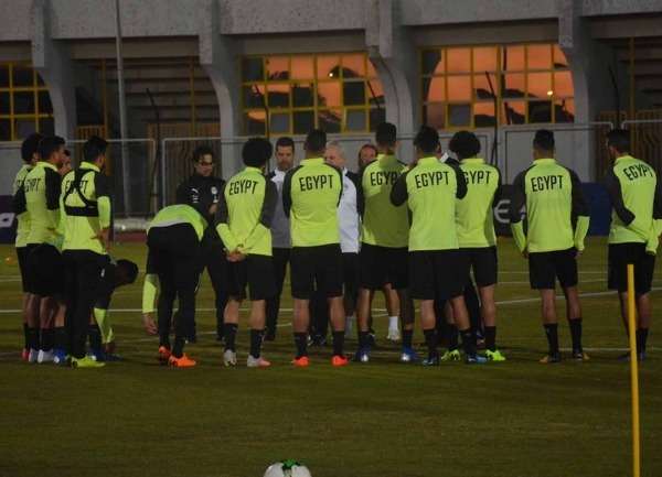 من مران المنتخب المصري