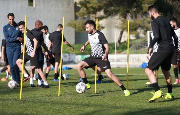 جانب من تدريبات اليوم