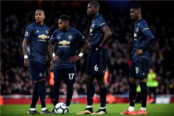 راشفورد مع نجوم مانشستر يونايتد