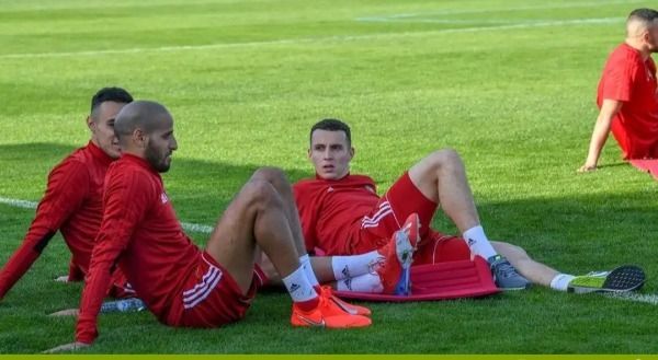 الإدريسي في مران المنتخب 