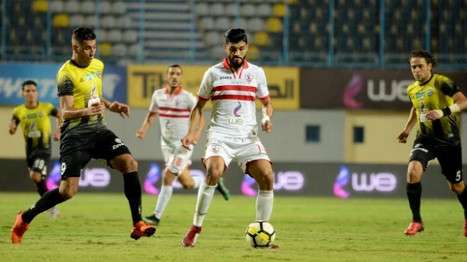 من لقاء سابق بين الزمالك والمقاولون