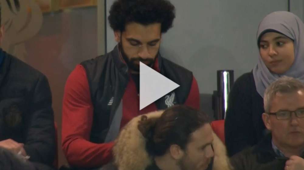 محمد صلاح وزوجته
