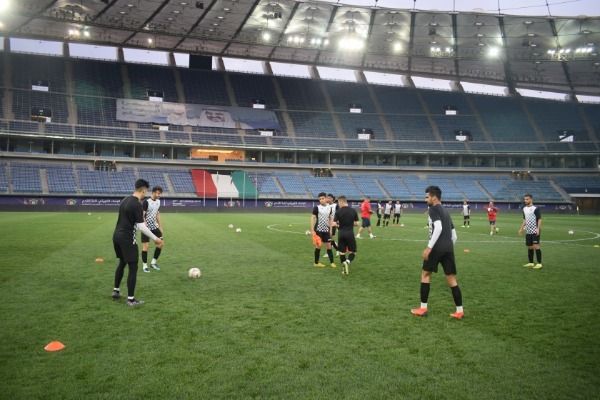 جانب من تدريبات اليوم