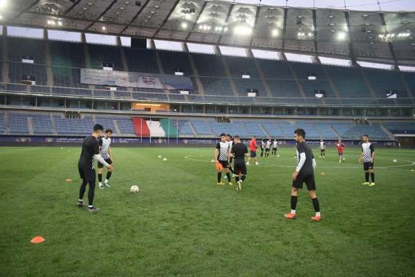 جانب من تدريبات اليوم