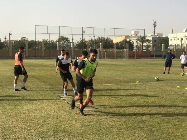 تدريبات الأولمبي في معسكر السعودية