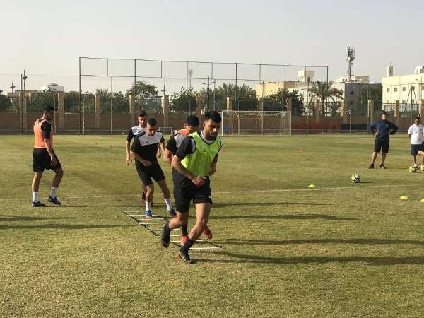 تدريبات الأولمبي في معسكر السعودية