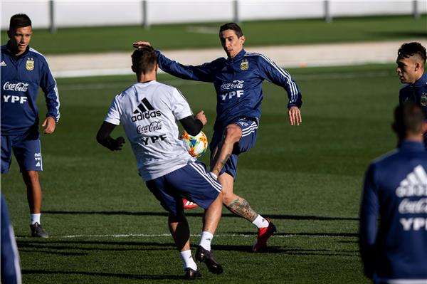 من مران منتخب الأرجنتين 