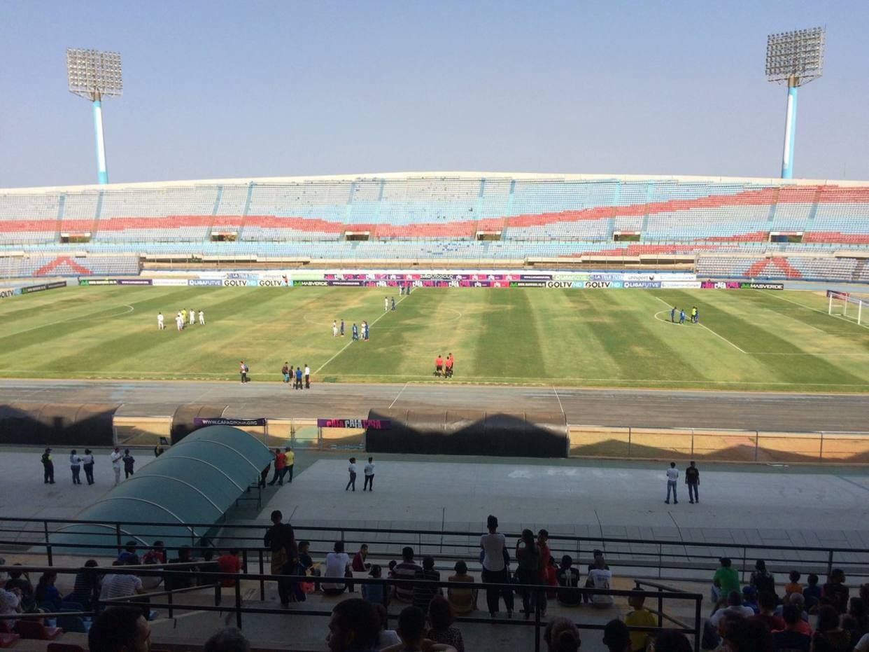 من مباراة كاراكاس وزوليا في الدوري الفنزويلي