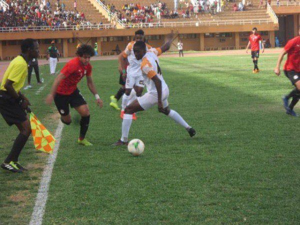 من مباراة مصر والنيجر