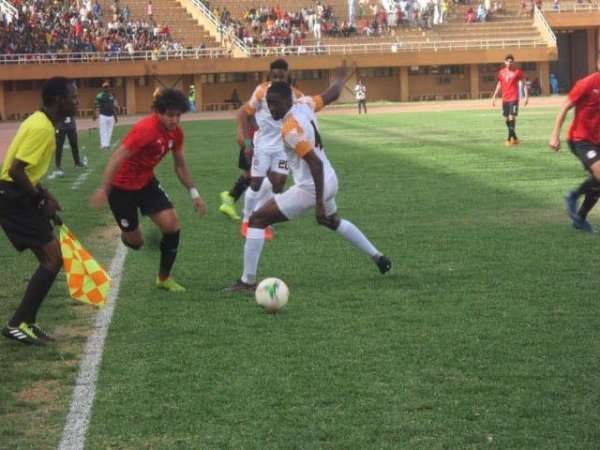 من مباراة مصر والنيجر