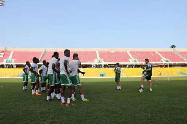 من تدريبات المنتخب الموريتاني 