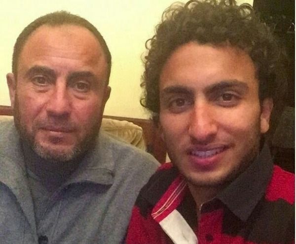 مدحت وردة مع نجله عمرو وردة