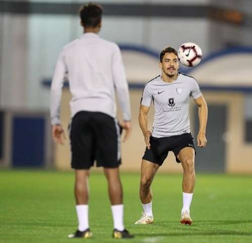 جانب من تدريبات الهلال
