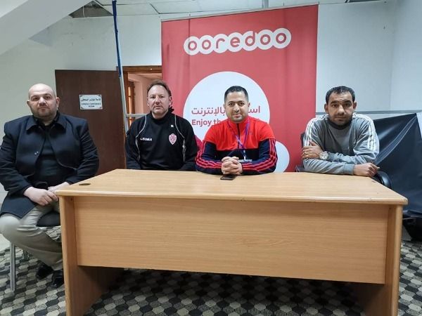 المؤتمر الصحفي للمدربين