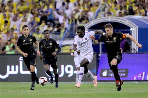 من مباراة النصر والهلال
