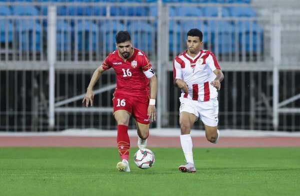 من مباراة منتخب عمان للشباب مع البحرين