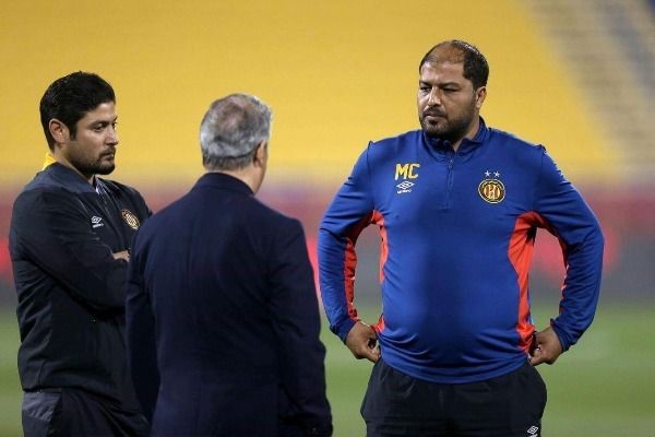 مجدي تراوي صحبة معين الشعباني ورئيس الترجي حمدي المدب