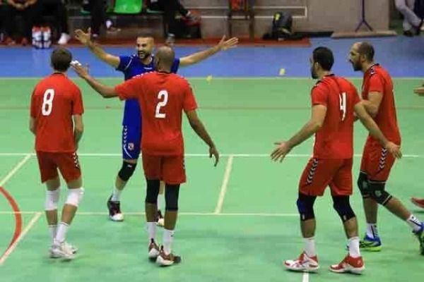 لاعبو الأهلي للكرة الطائرة