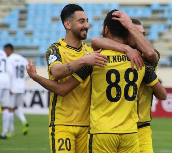 فرحة لاعبي العهد