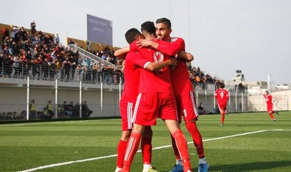 فرحة لاعبي الأهلي