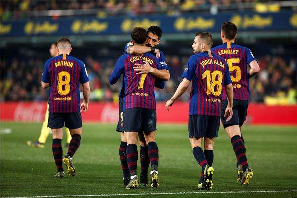 لاعبو برشلونة