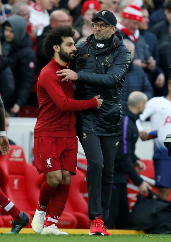  يورجن كلوب ومحمد صلاح 