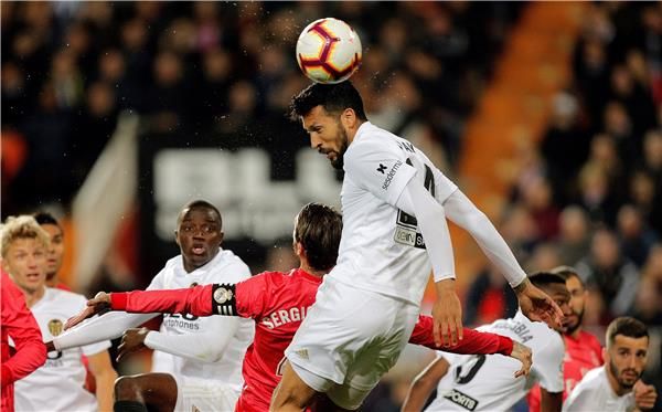 من مباراة ريال مدريد وفالنسيا 