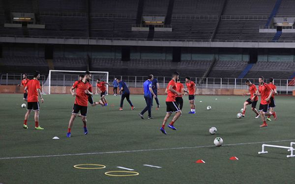 جانب من التدريبات