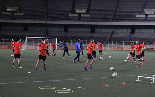 جانب من التدريبات