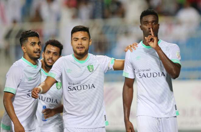 فرحة لاعبي الأهلي - تصوير أحمد يسري